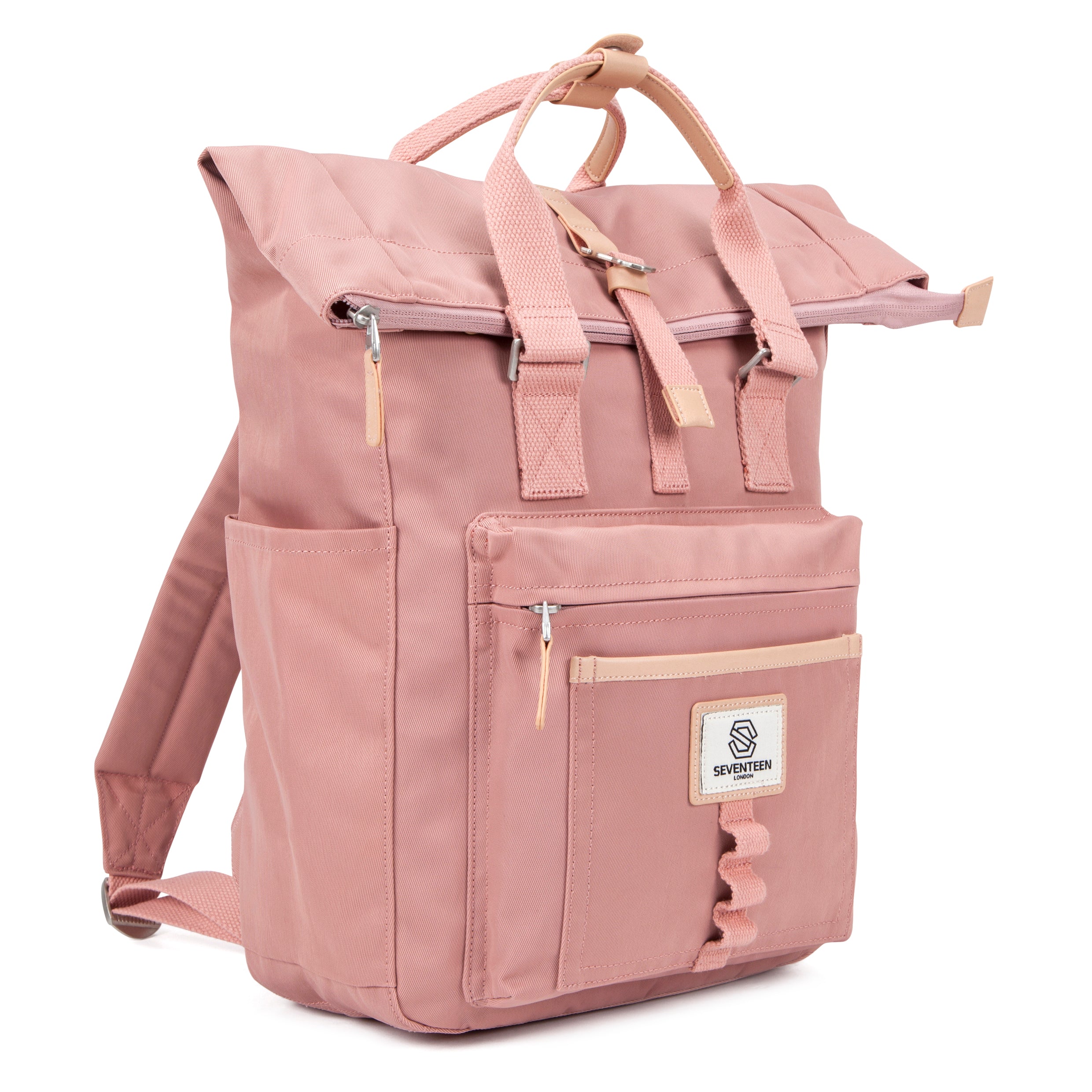 Canary Wharf Backpack - Pink - Seventeen London