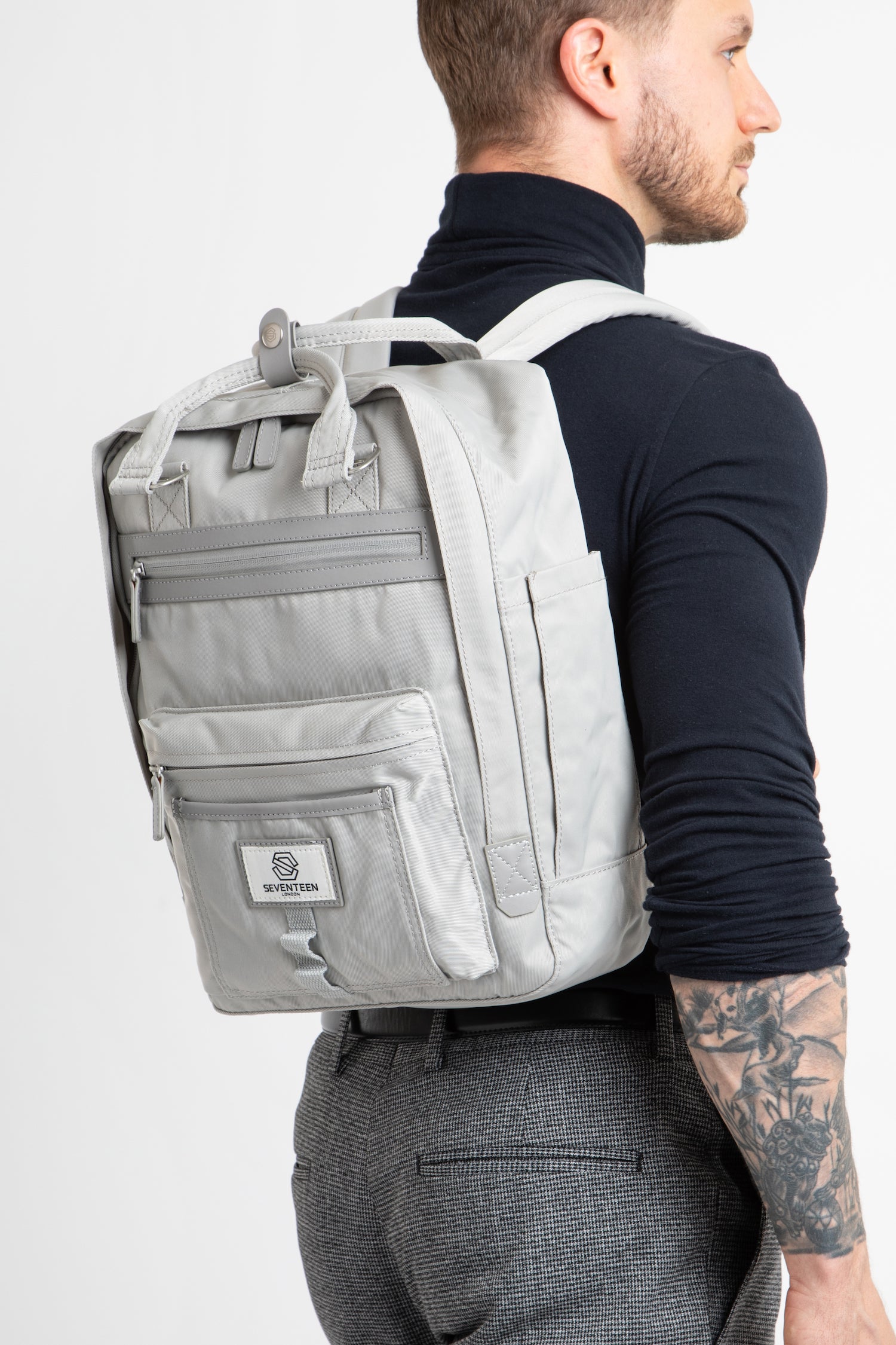 Wimbledon Backpack - Light Grey