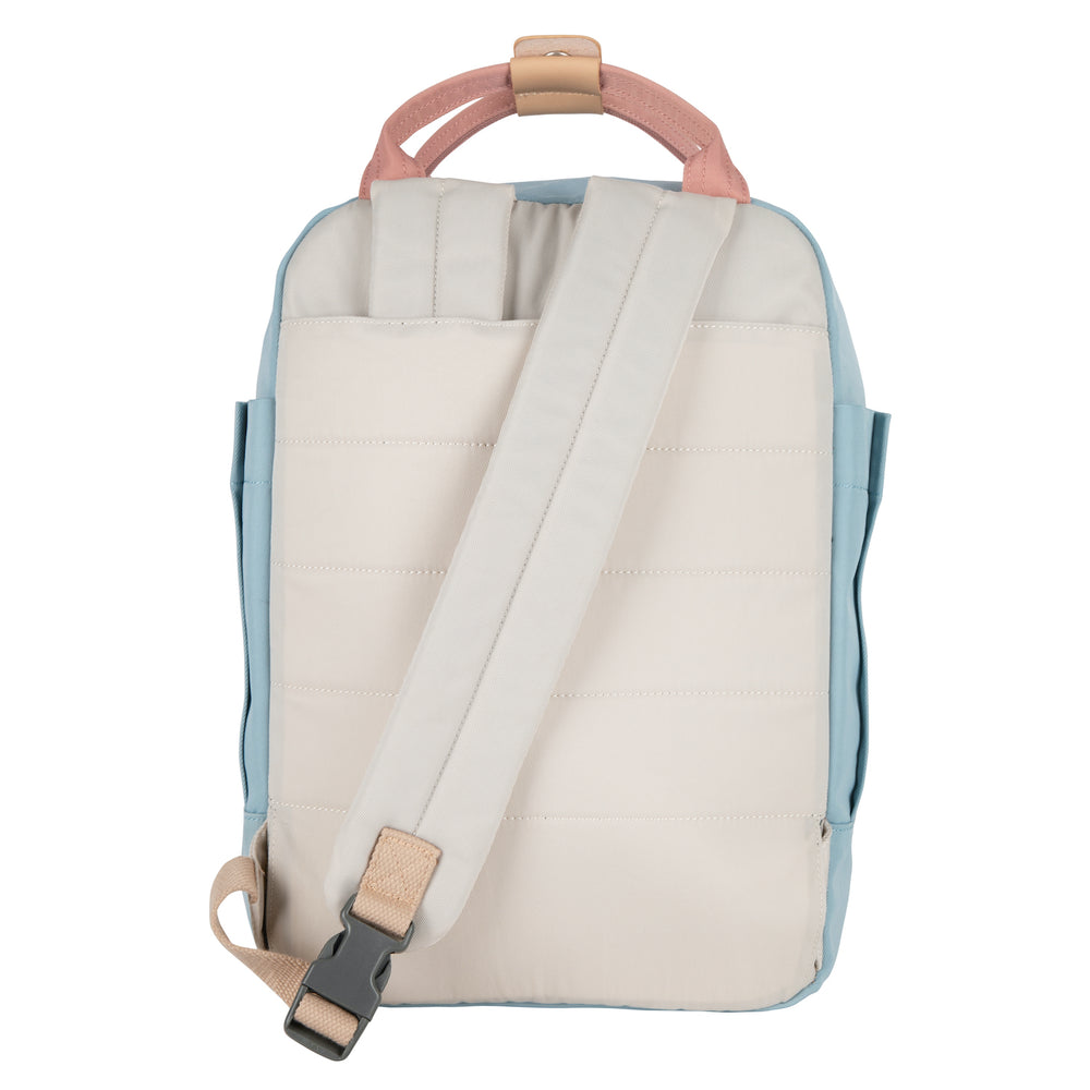 Camden Backpack - Cream, Pink & Light Blue