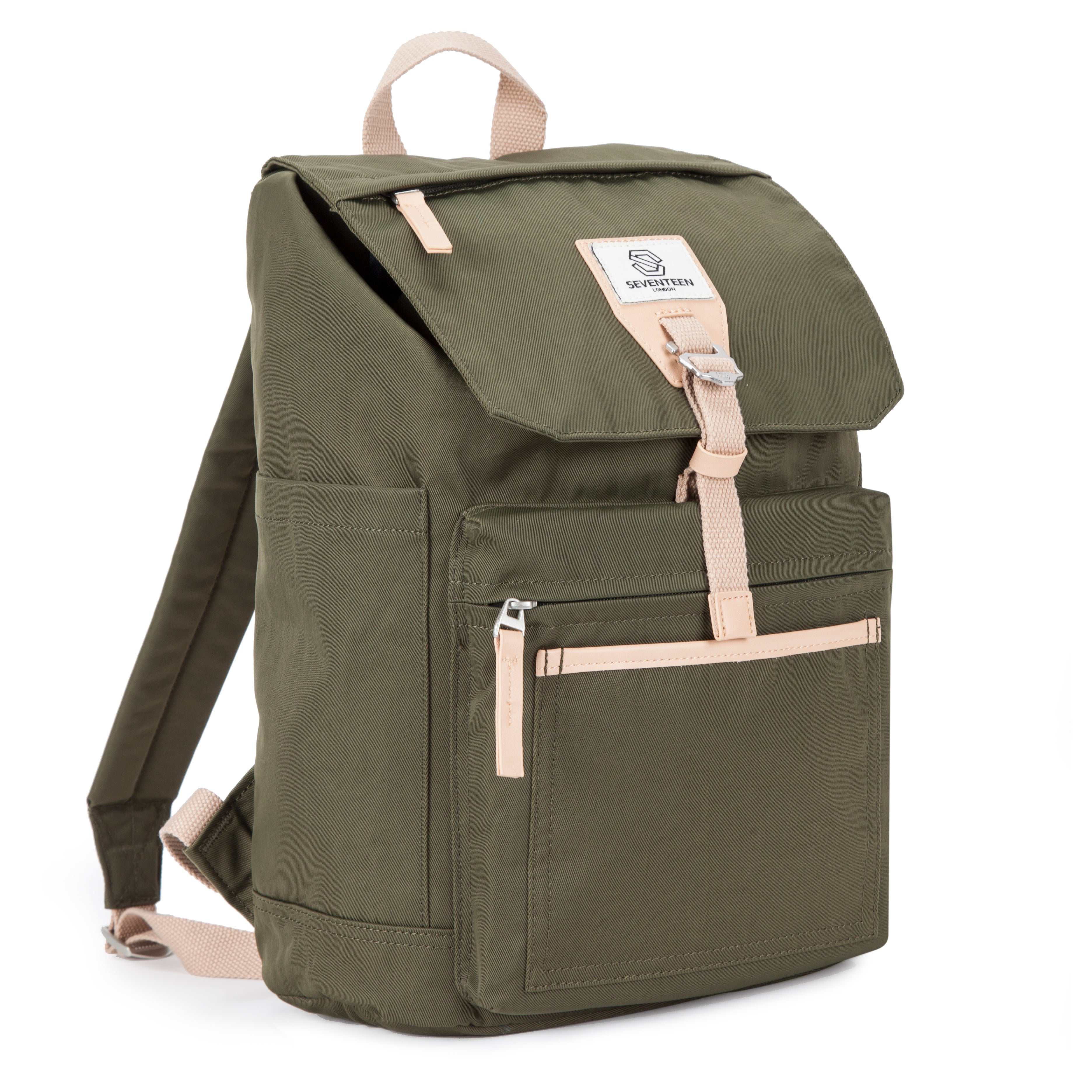 Fulham Backpack - Army Green - Seventeen London