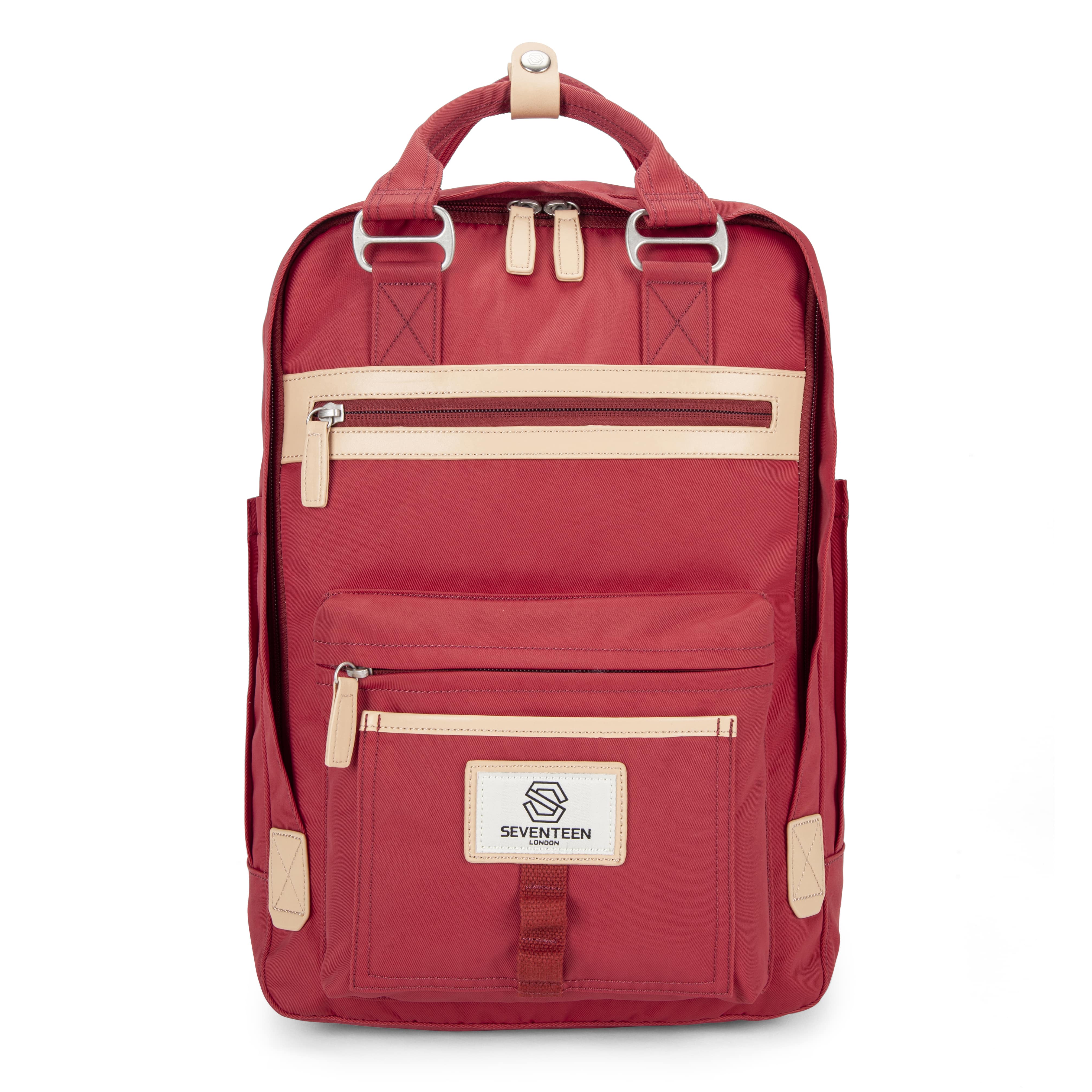 Wimbledon Backpack - Berry Red - Seventeen London